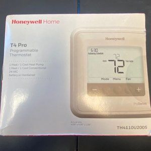 Honeywell TH4110U2005/U T4 Pro Program Mable Thermostat, White